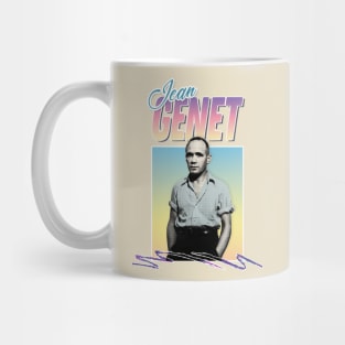 Jean Genet - Aesthetic Retro Style Tribute Design Mug